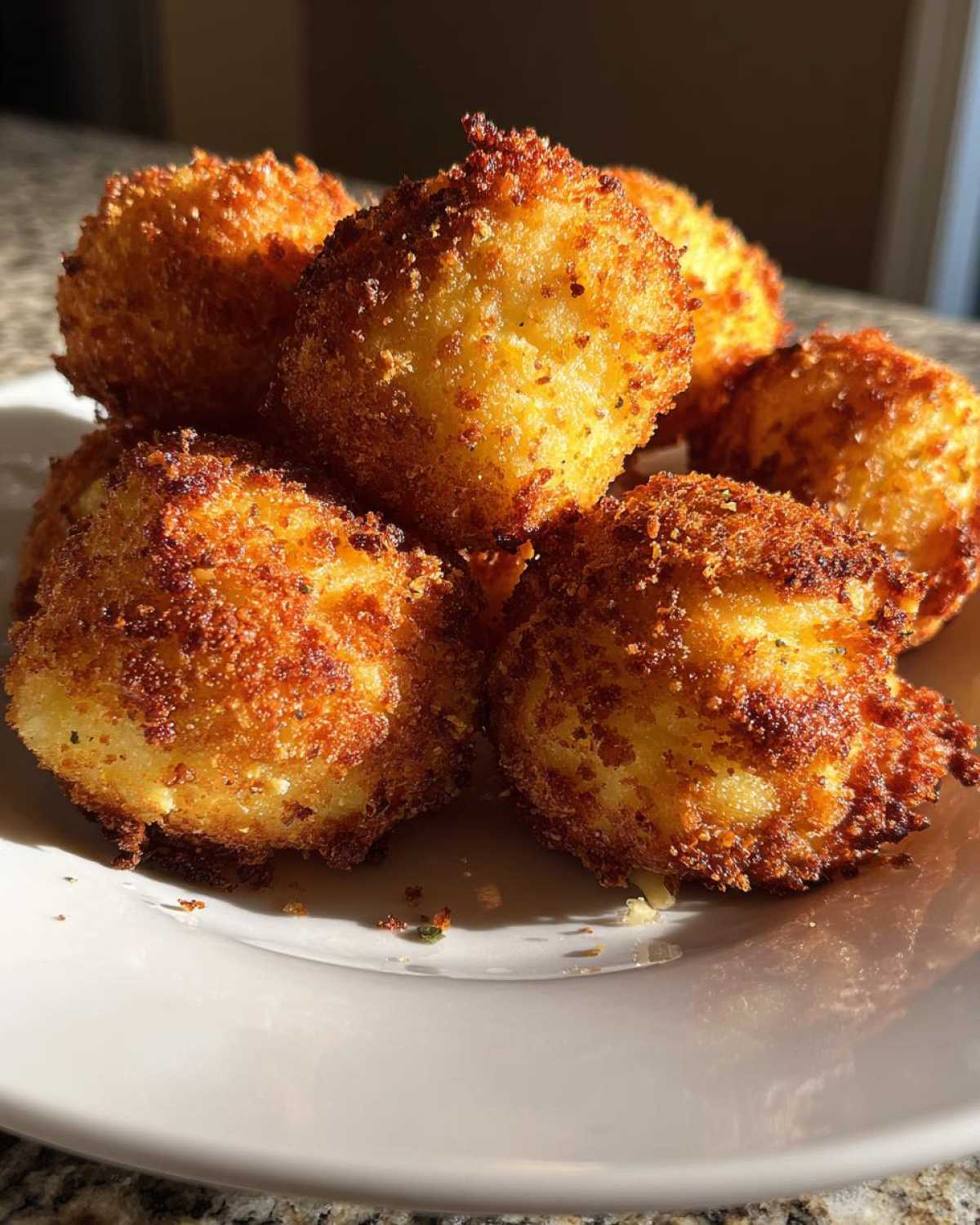 Bacon Cheddar Mashed Potato Puffs (Leftover Makeover) - detail 1
