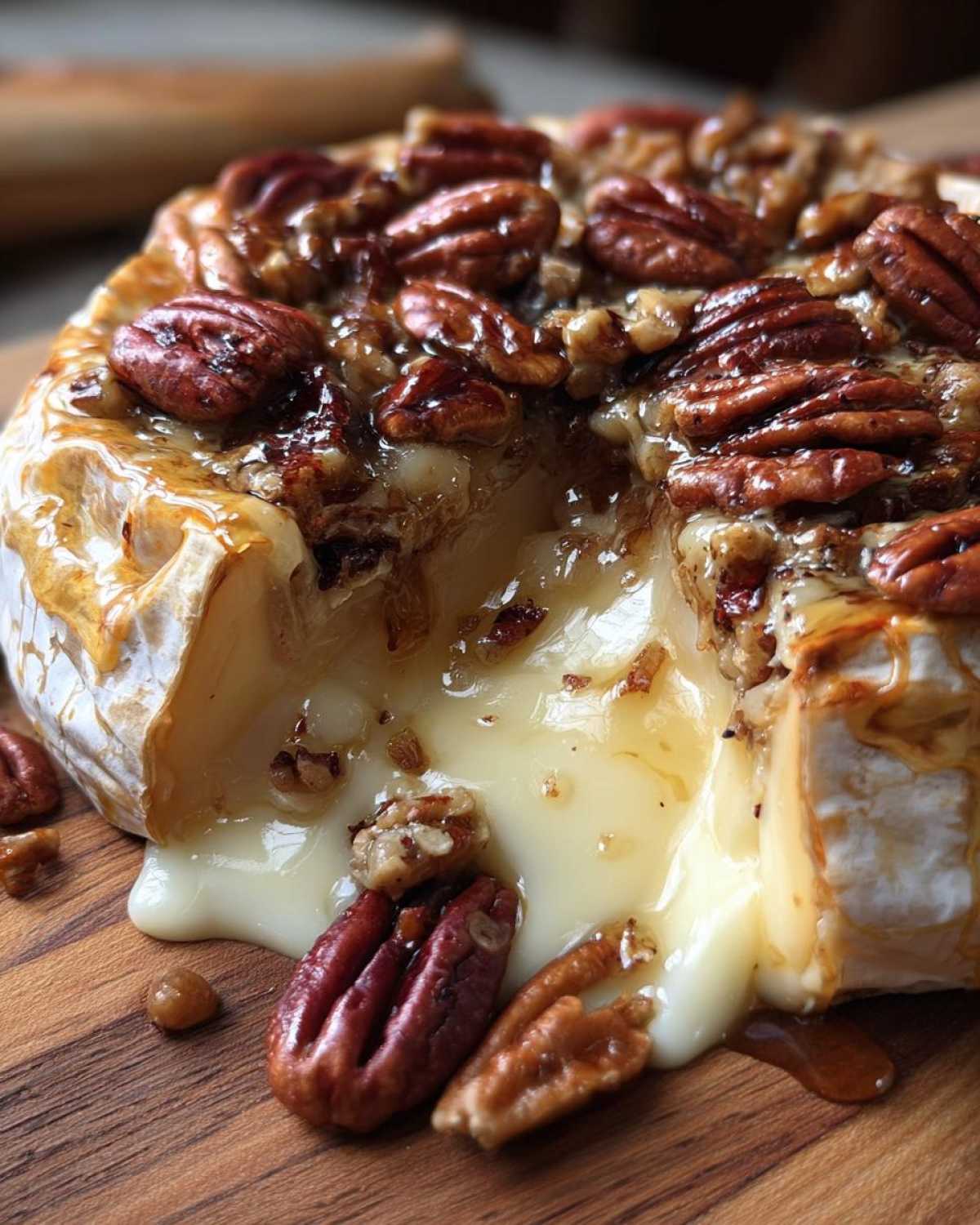 Baked Brie with Honey and Pecans (3-Ingredient Appetizer) - detail 1