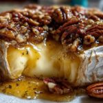 Baked Brie with Honey and Pecans (3-Ingredient Appetizer)