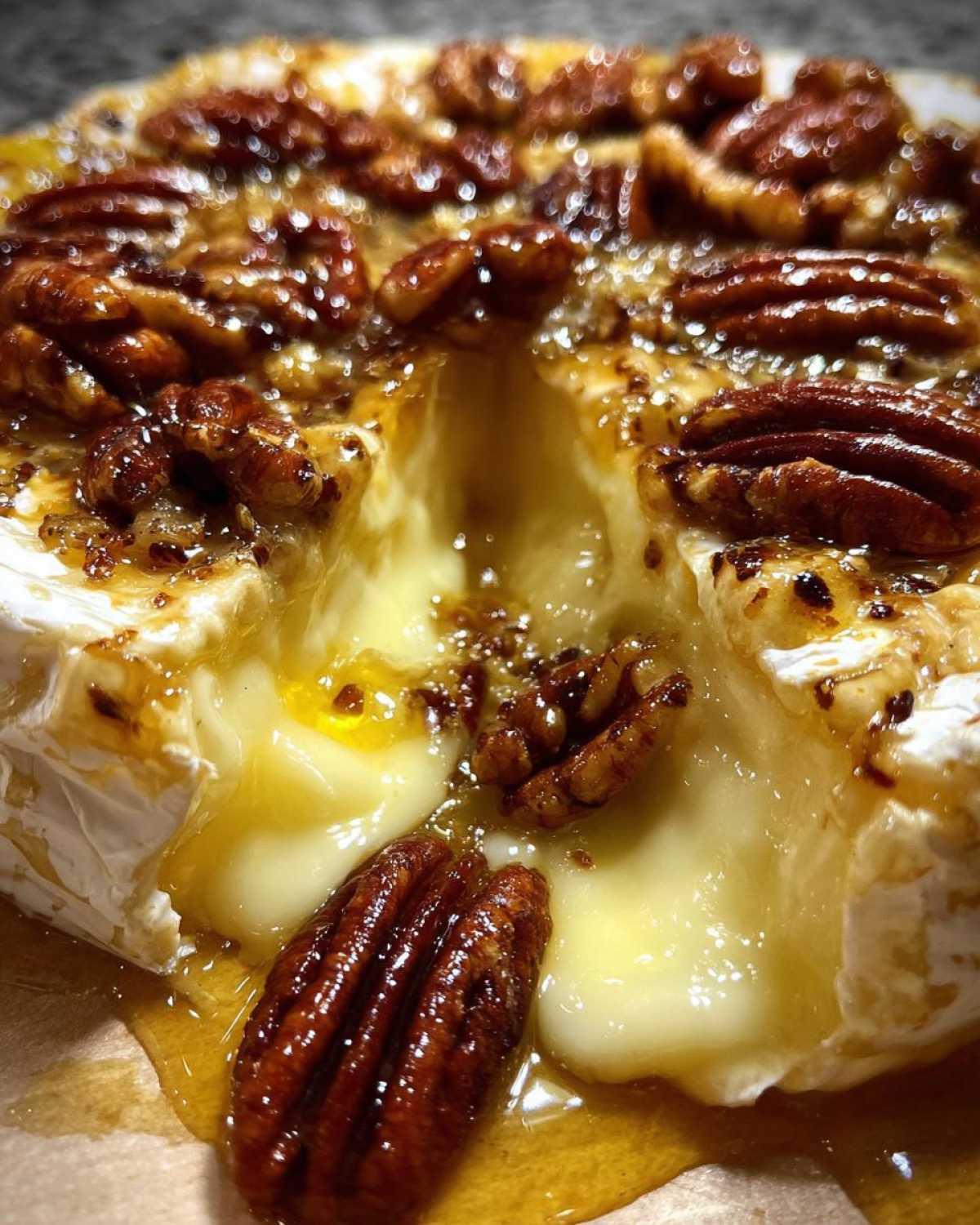 Baked Brie with Honey and Pecans (3-Ingredient Appetizer) - detail 2