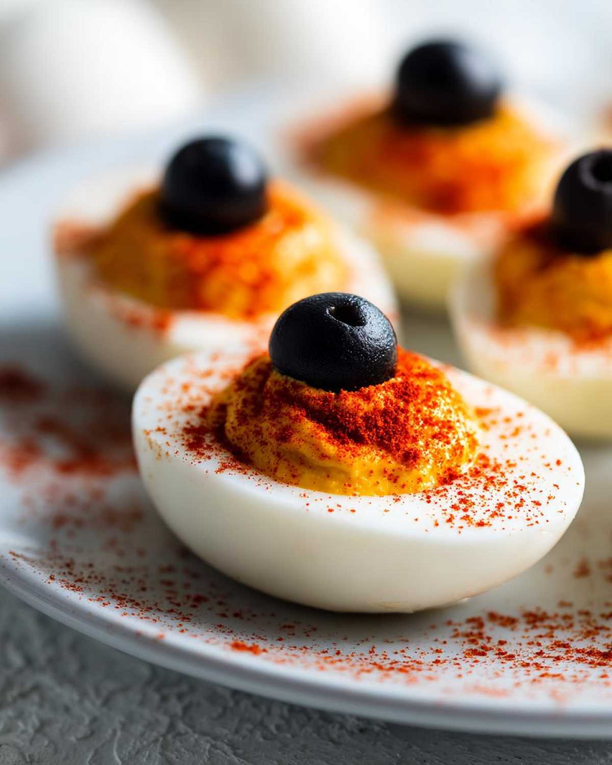 Bloody Mary Deviled Eggs (Halloween Appetizer Twist) - detail 1