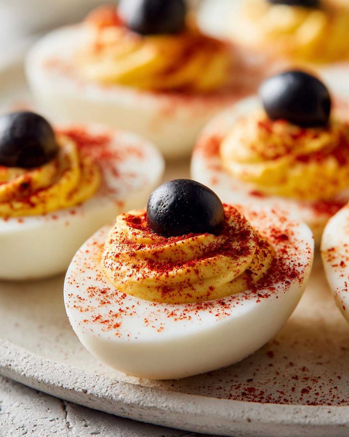Bloody Mary Deviled Eggs (Halloween Appetizer Twist) - detail 3