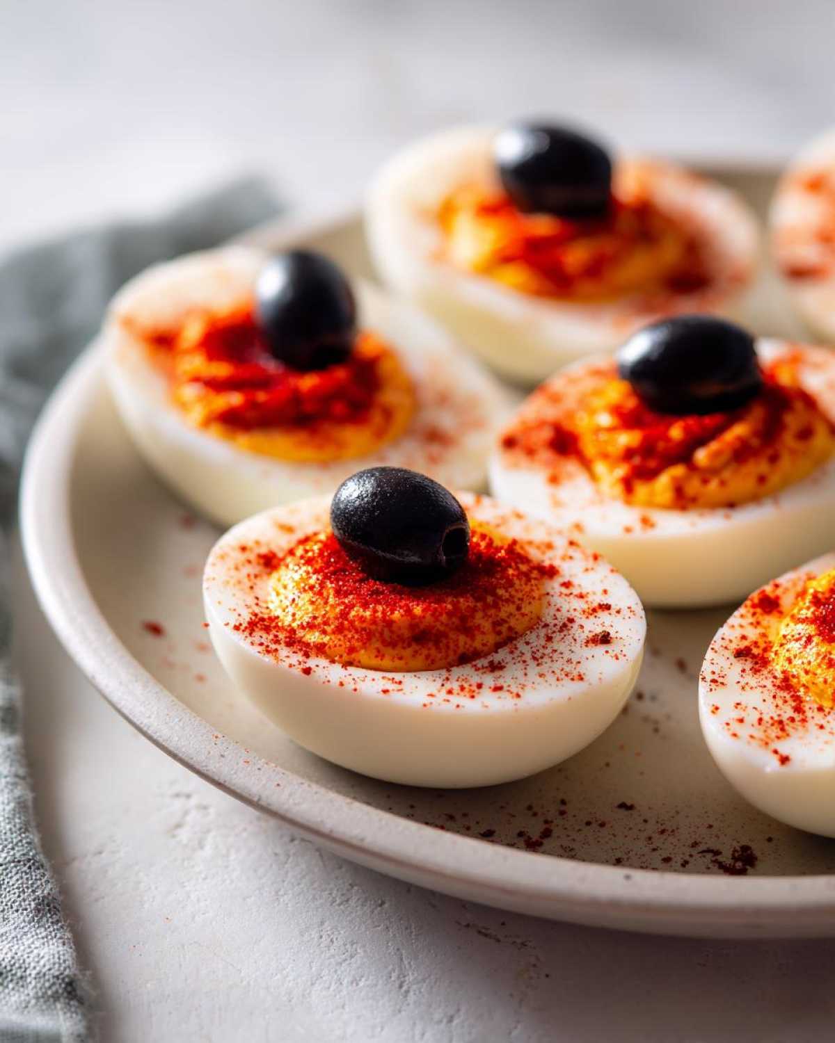 Bloody Mary Deviled Eggs (Halloween Appetizer Twist) - detail 4