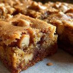 Butterscotch Pumpkin Blondies (Gooey Fall Dessert Bar)