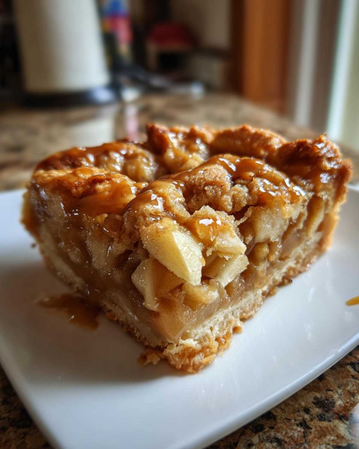 Caramel Apple Pie Bars (Simple 1-Pan Dessert) - detail 1