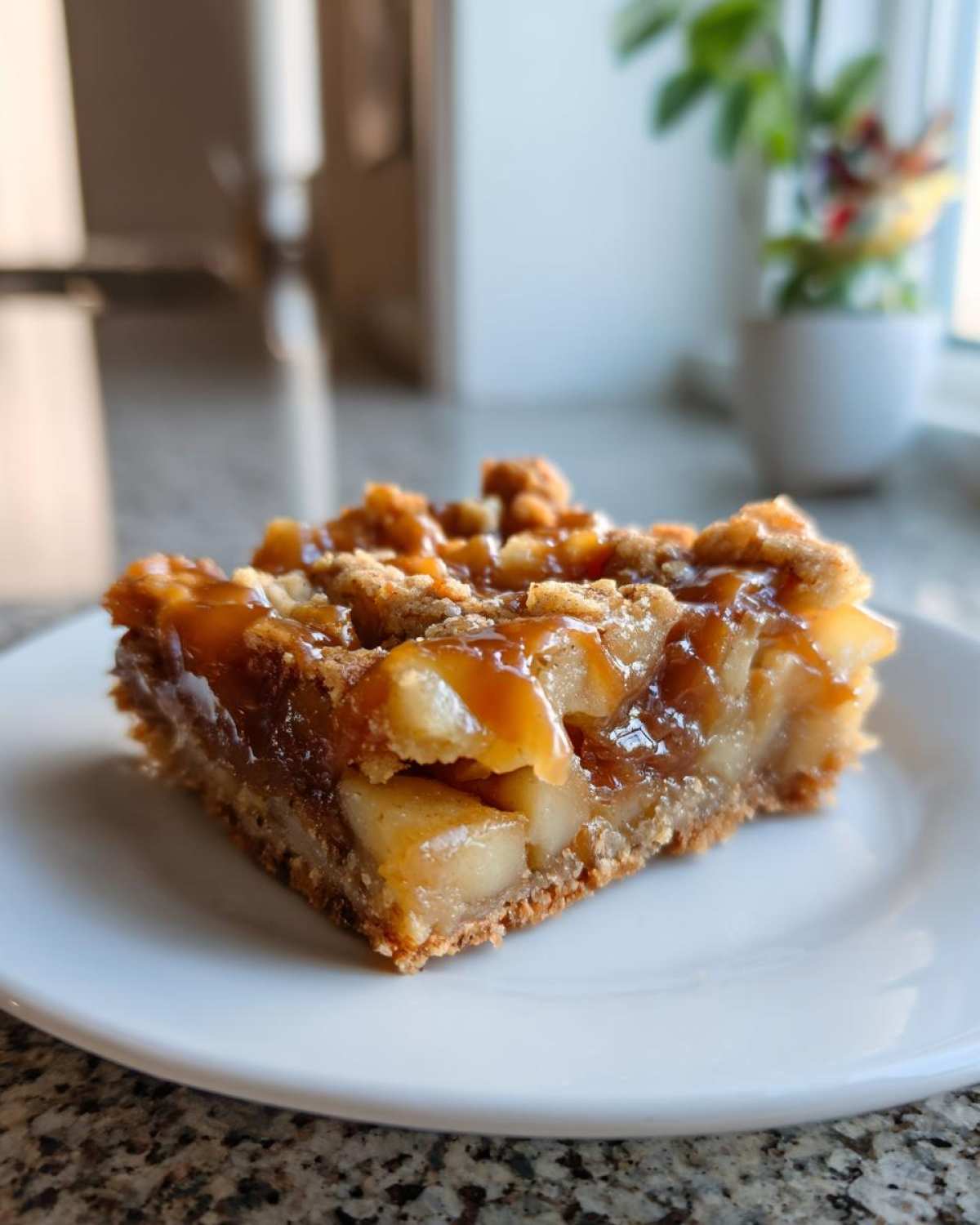 Caramel Apple Pie Bars (Simple 1-Pan Dessert) - detail 4