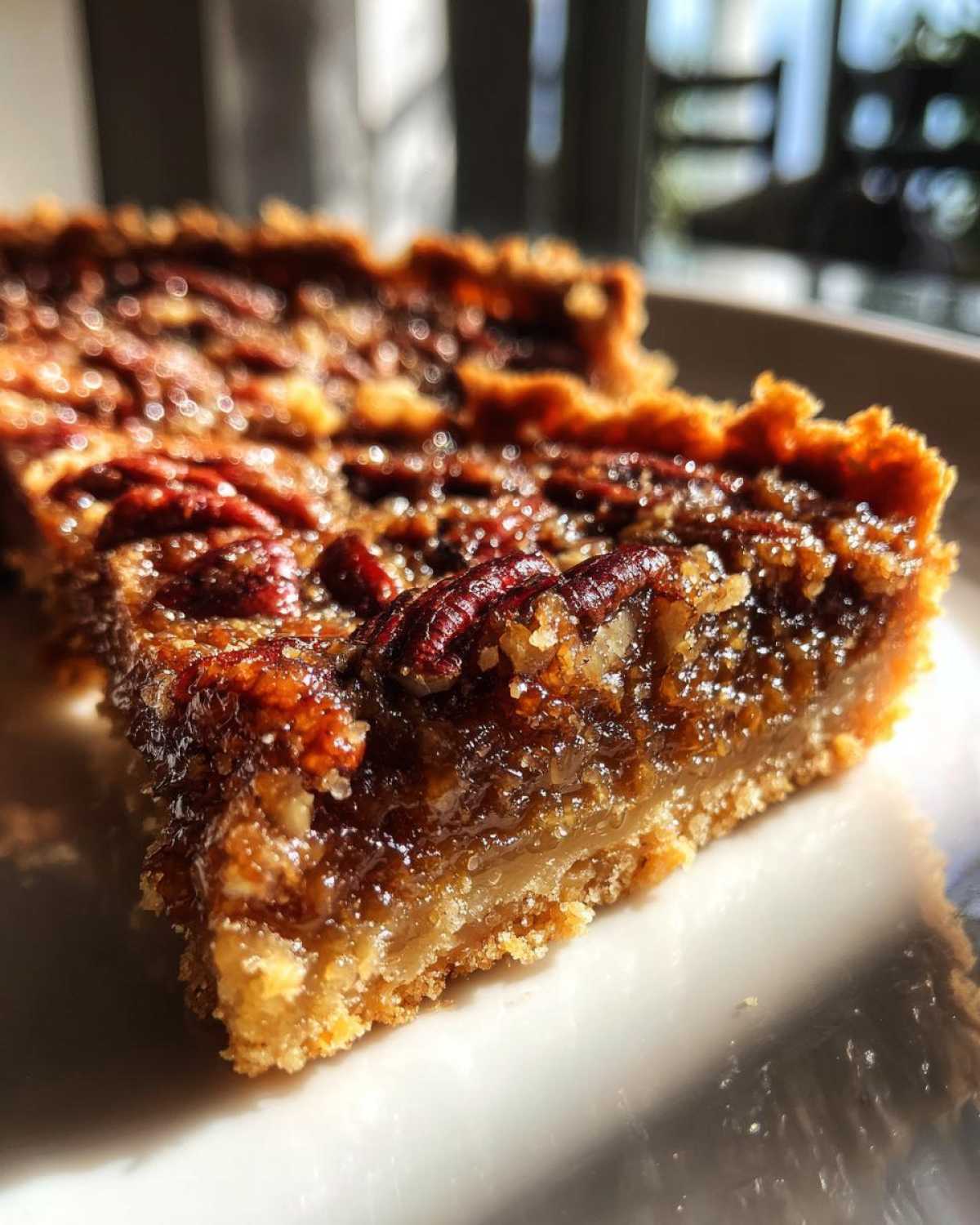 Caramel Pecan Pie Bars (No-Fuss Holiday Dessert) - detail 2