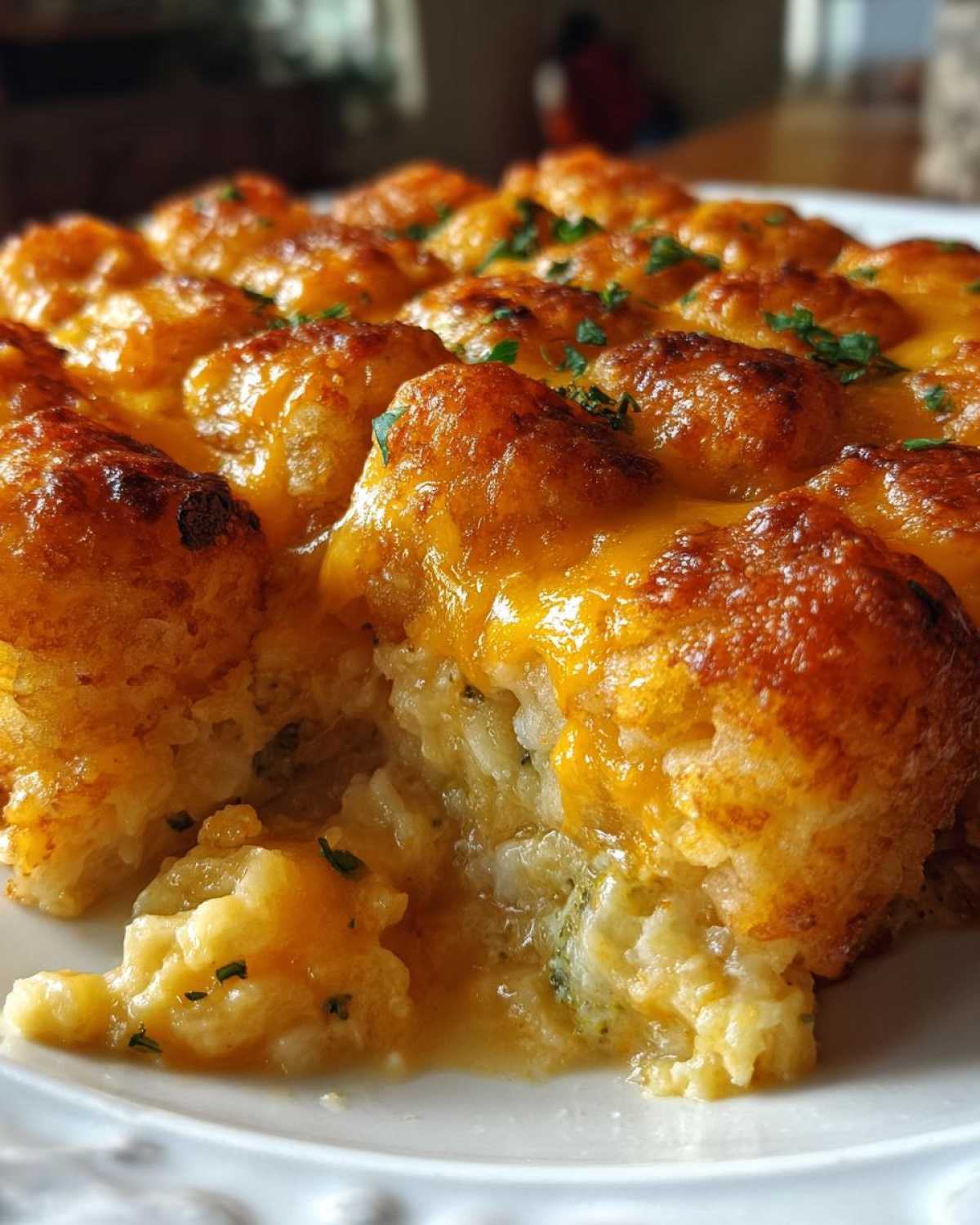 Cheesy Broccoli Tater Tot Casserole (Kid-Friendly Dinner) - detail 1