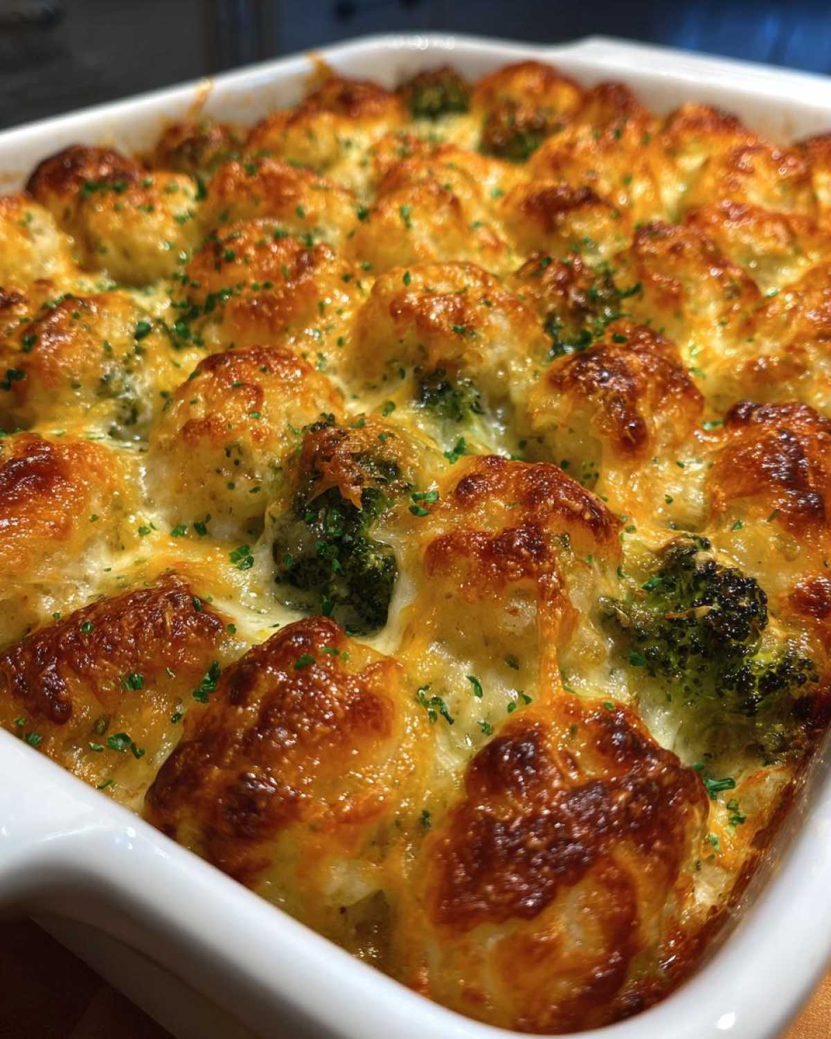 Cheesy Broccoli Tater Tot Casserole (Kid-Friendly Dinner) - detail 3