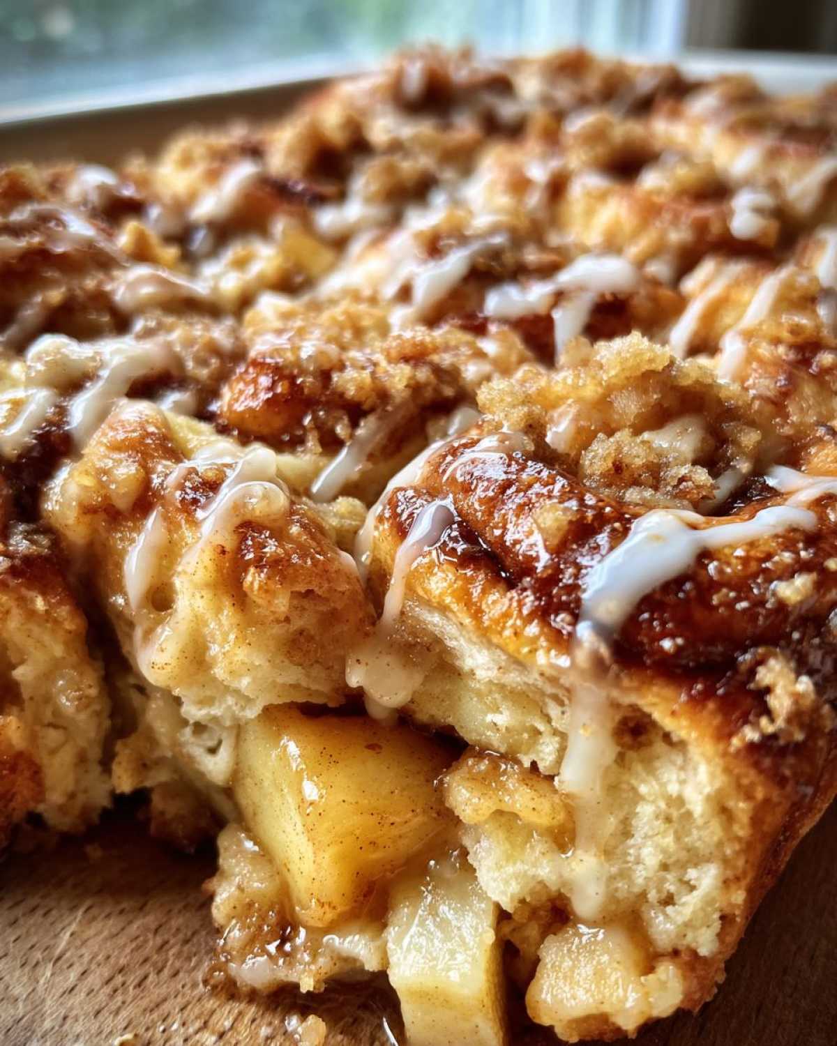 Cinnamon Roll Apple Bake (Pull-Apart Dessert) - detail 3
