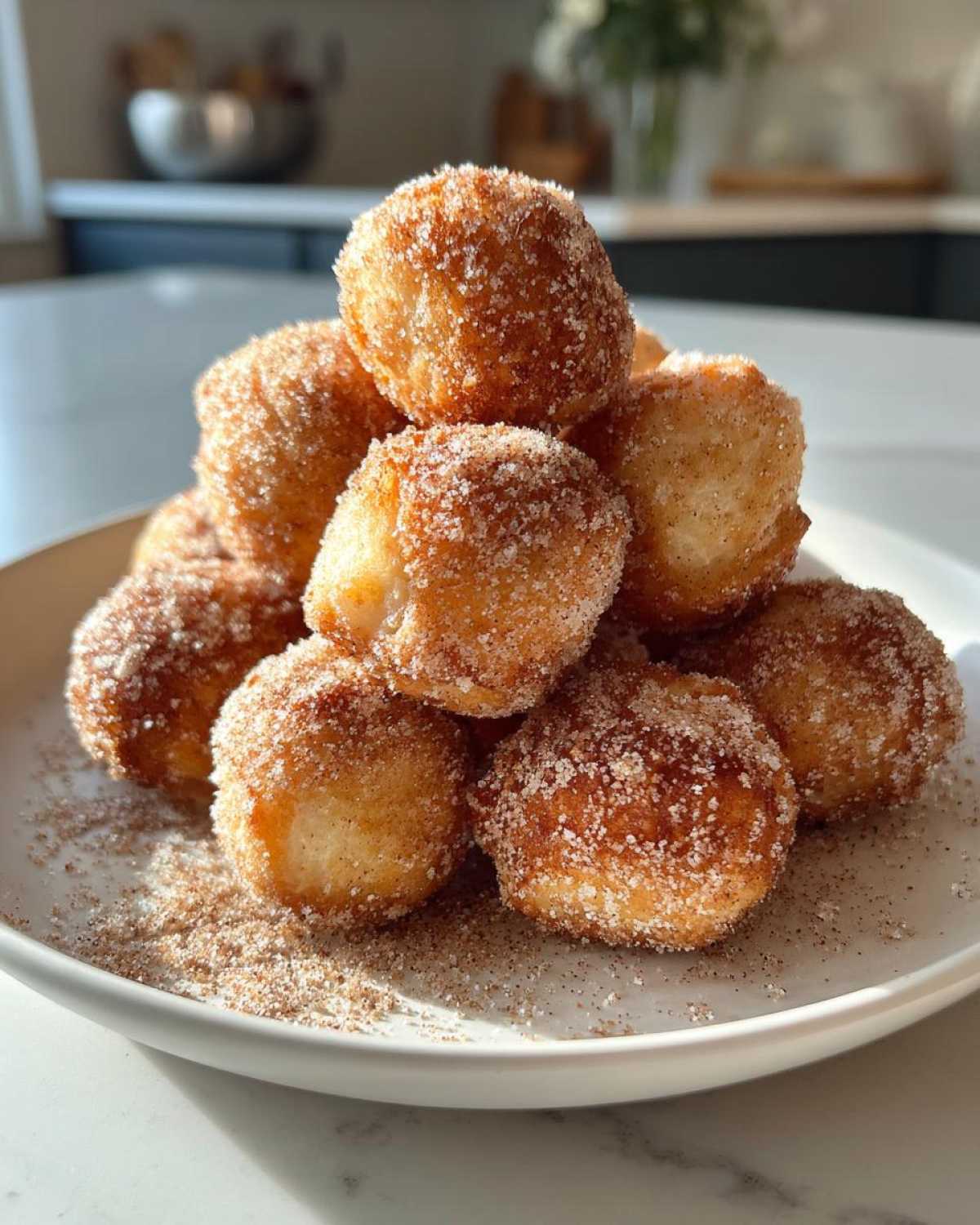 Cinnamon Sugar Pretzel Bites (Easy Bite-Size Dessert) - detail 3