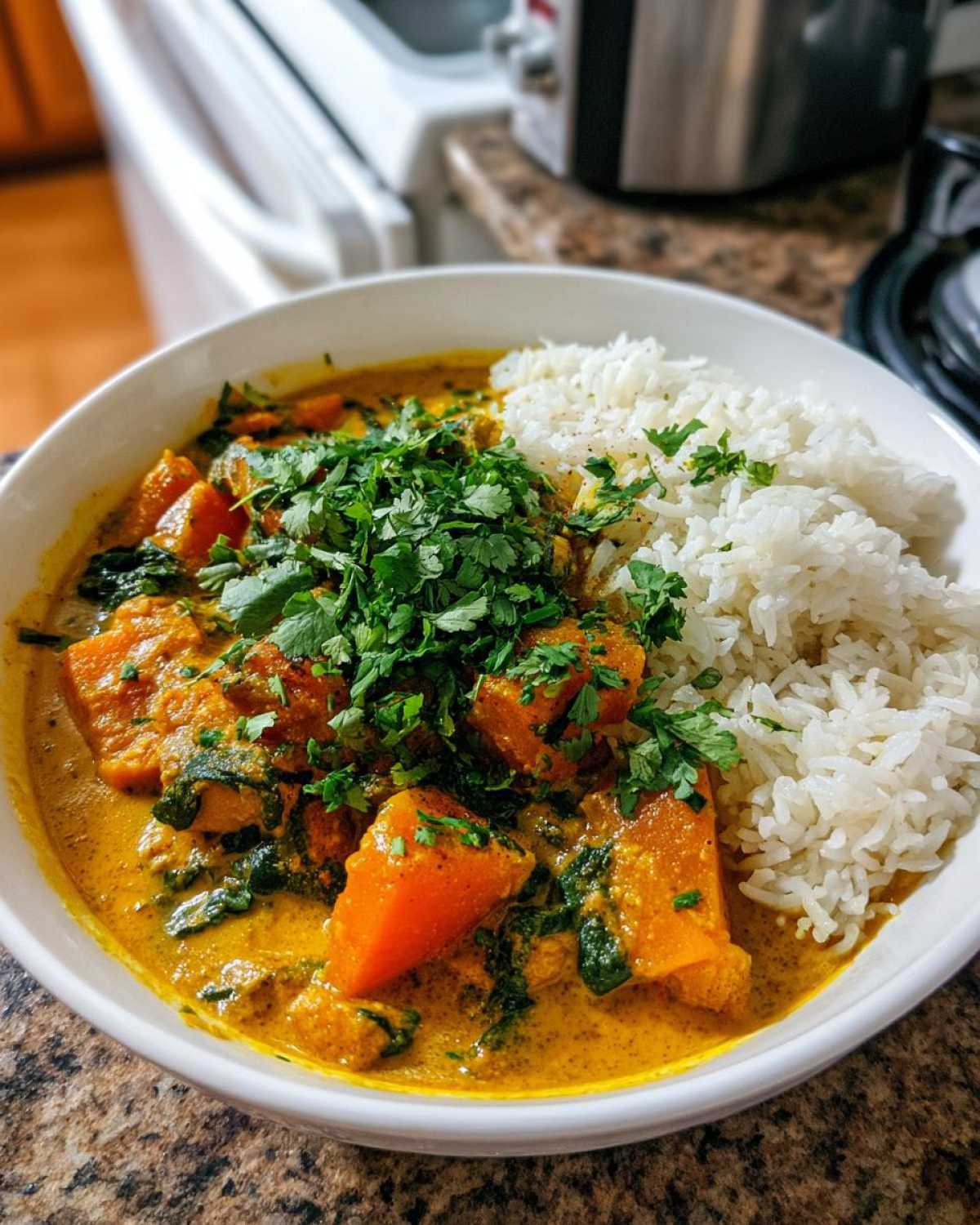 Cozy Thai Pumpkin Curry (30-Minute Meatless Meal) - detail 2