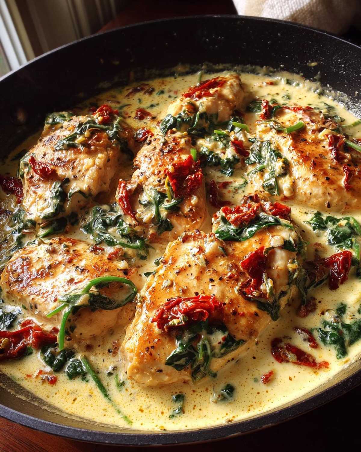 Creamy Tuscan Chicken (One-Skillet, 30 Minutes) - detail 1