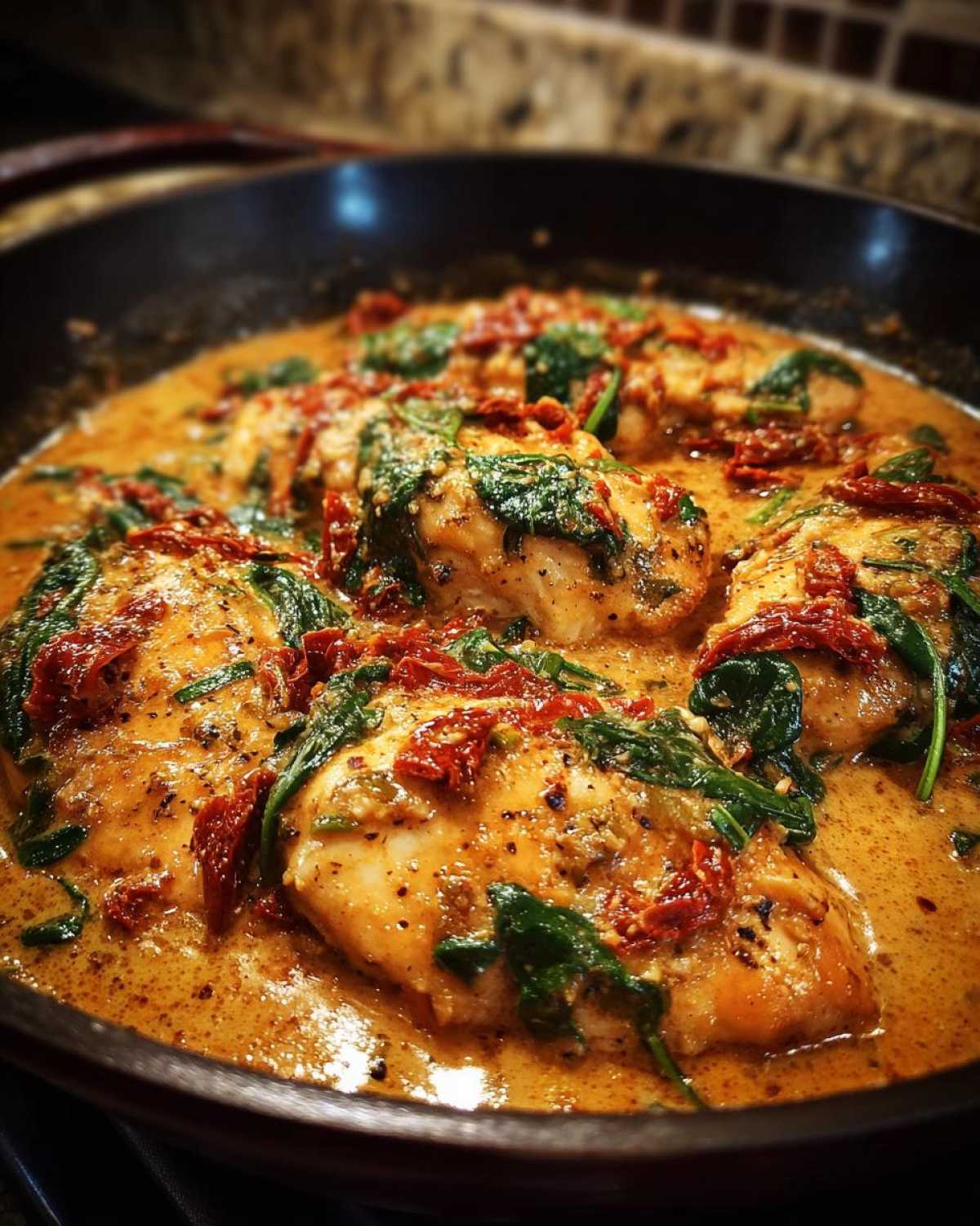 Creamy Tuscan Chicken (One-Skillet, 30 Minutes) - detail 3