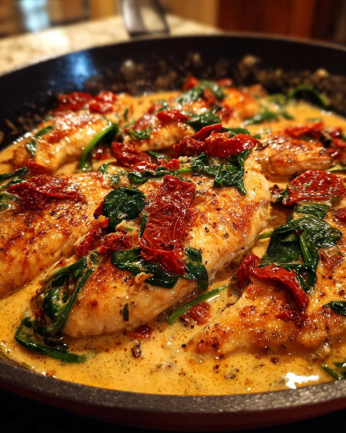Creamy Tuscan Chicken (One-Skillet, 30 Minutes) - detail 4