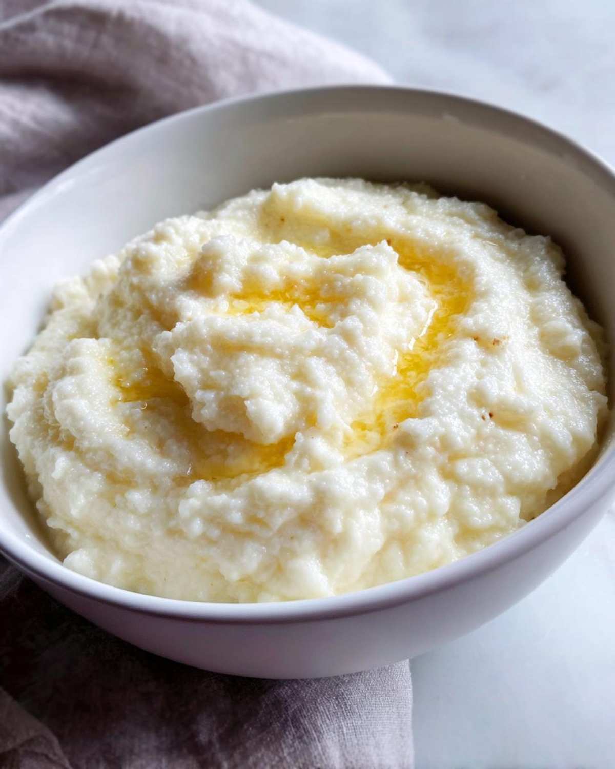 Easiest Ever Mashed Cauliflower (Low-Carb Comfort Side) - detail 1
