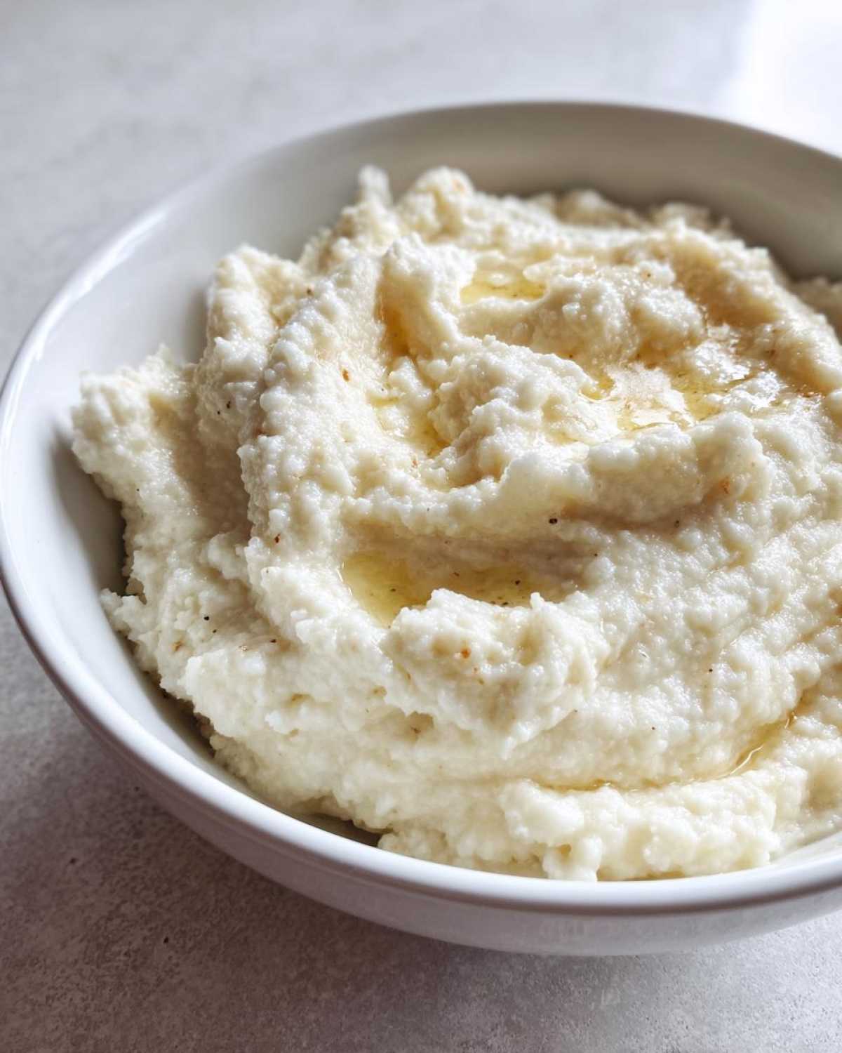 Easiest Ever Mashed Cauliflower (Low-Carb Comfort Side) - detail 4