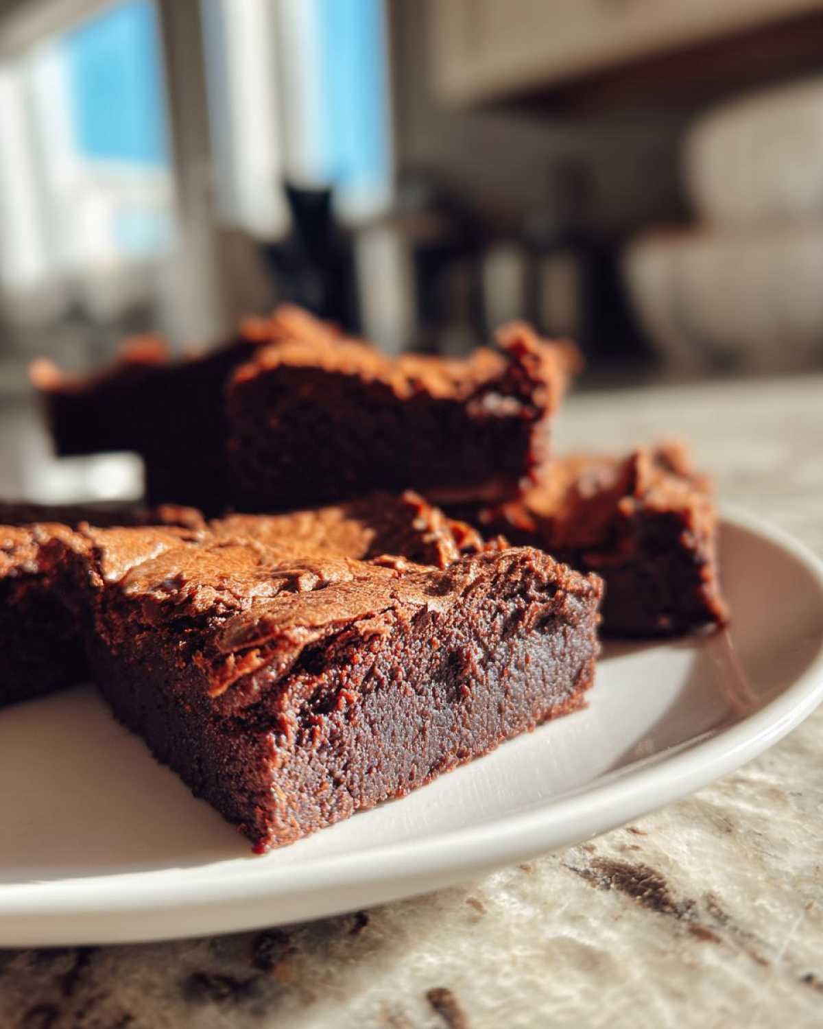 Flourless Pumpkin Brownies (Gluten-Free Fall Treat) - detail 1
