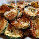 Garlic Parmesan Zucchini Chips (Air Fryer Keto Snack)