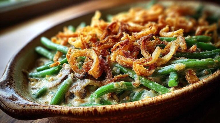 Green Bean Casserole (No Canned Soup Version)