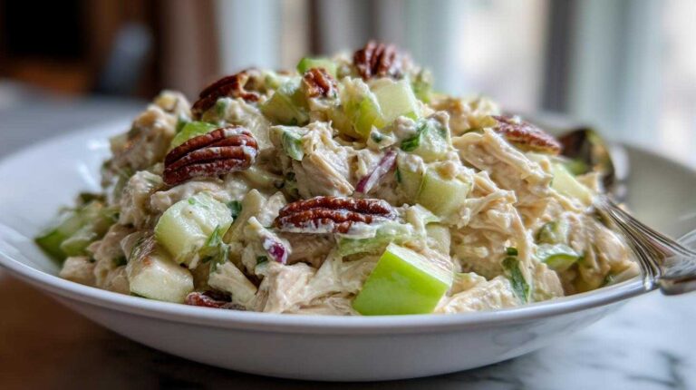 Harvest Chicken Salad with Apples & Pecans (Fall Meal)