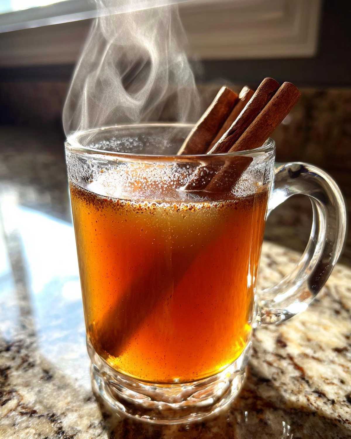 Hot Apple Cider Toddy (Easy 3-Ingredient Cocktail) - detail 1