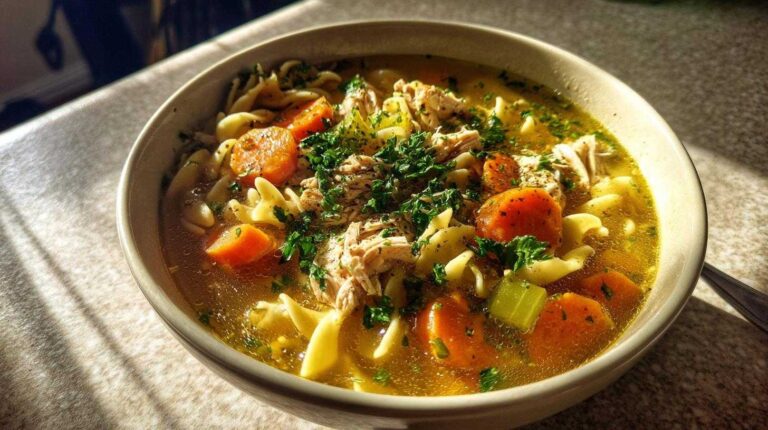 Leftover Turkey Noodle Soup (Next-Day Comfort Food)