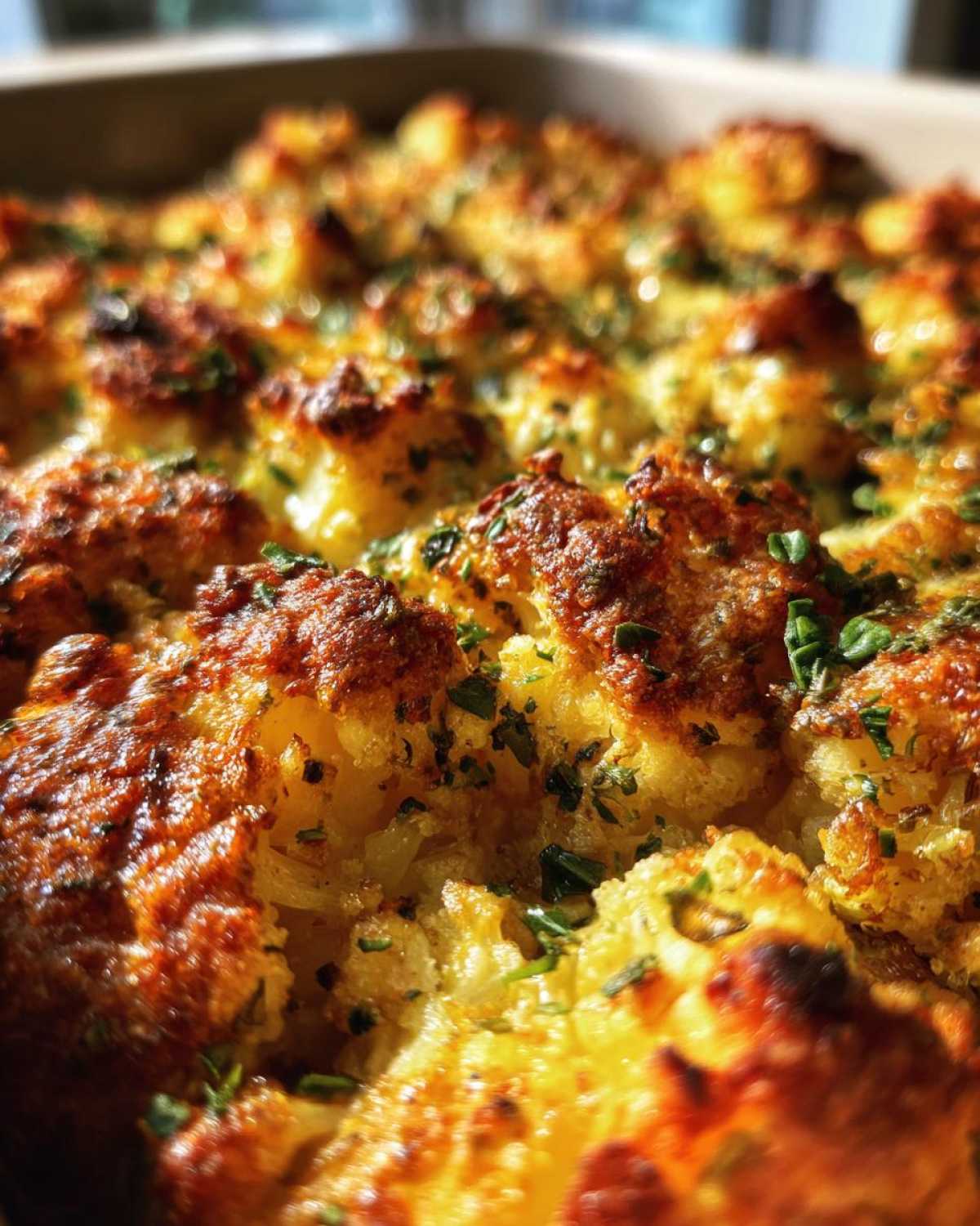 Low-Carb Cauliflower Stuffing (Keto Thanksgiving Side) - detail 4