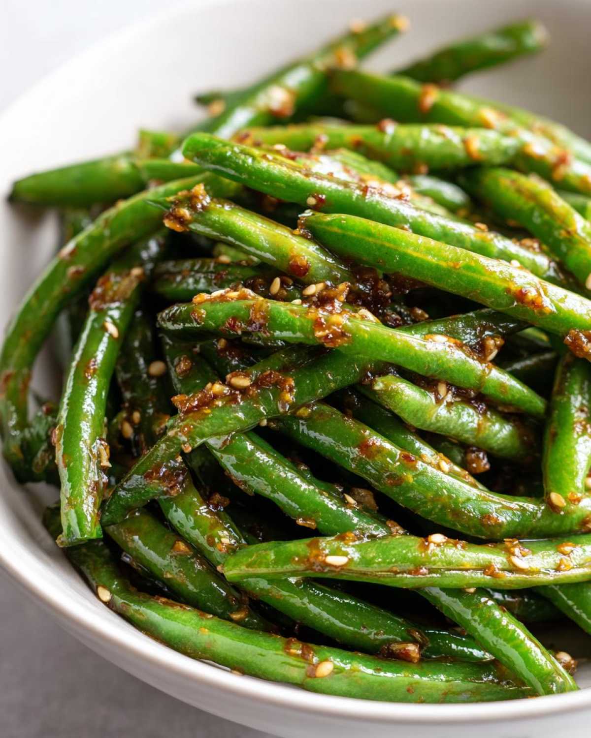 Miso Garlic Green Beans (Quick Asian Side Dish) - detail 4