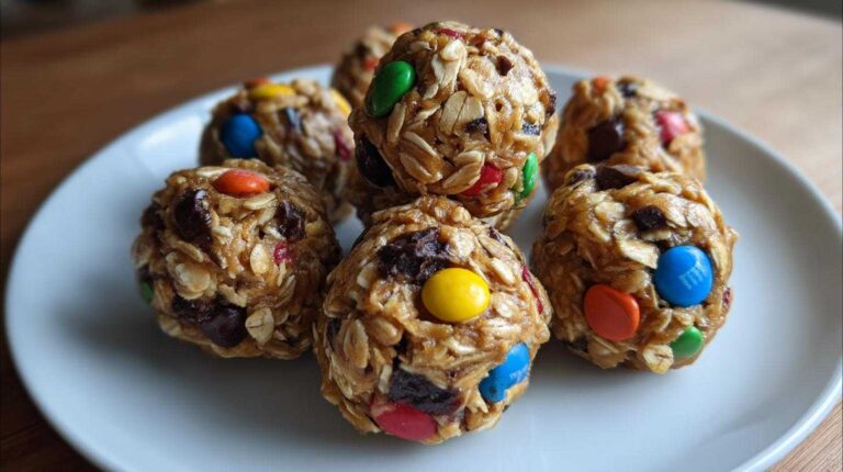 Monster Cookie Energy Bites (No-Bake Fun Snack)