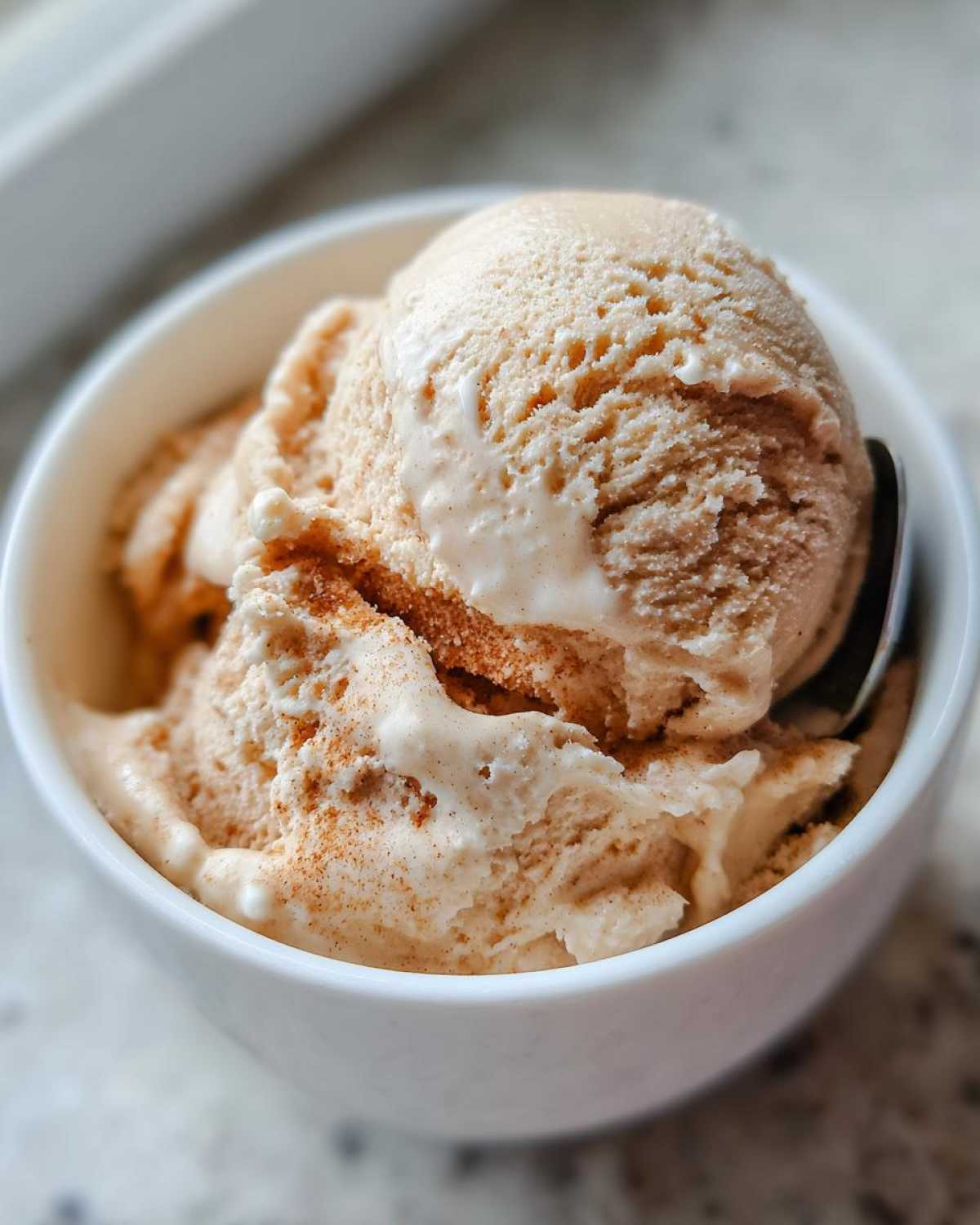 No-Churn Maple Cinnamon Ice Cream (Fall Frozen Treat) - detail 4