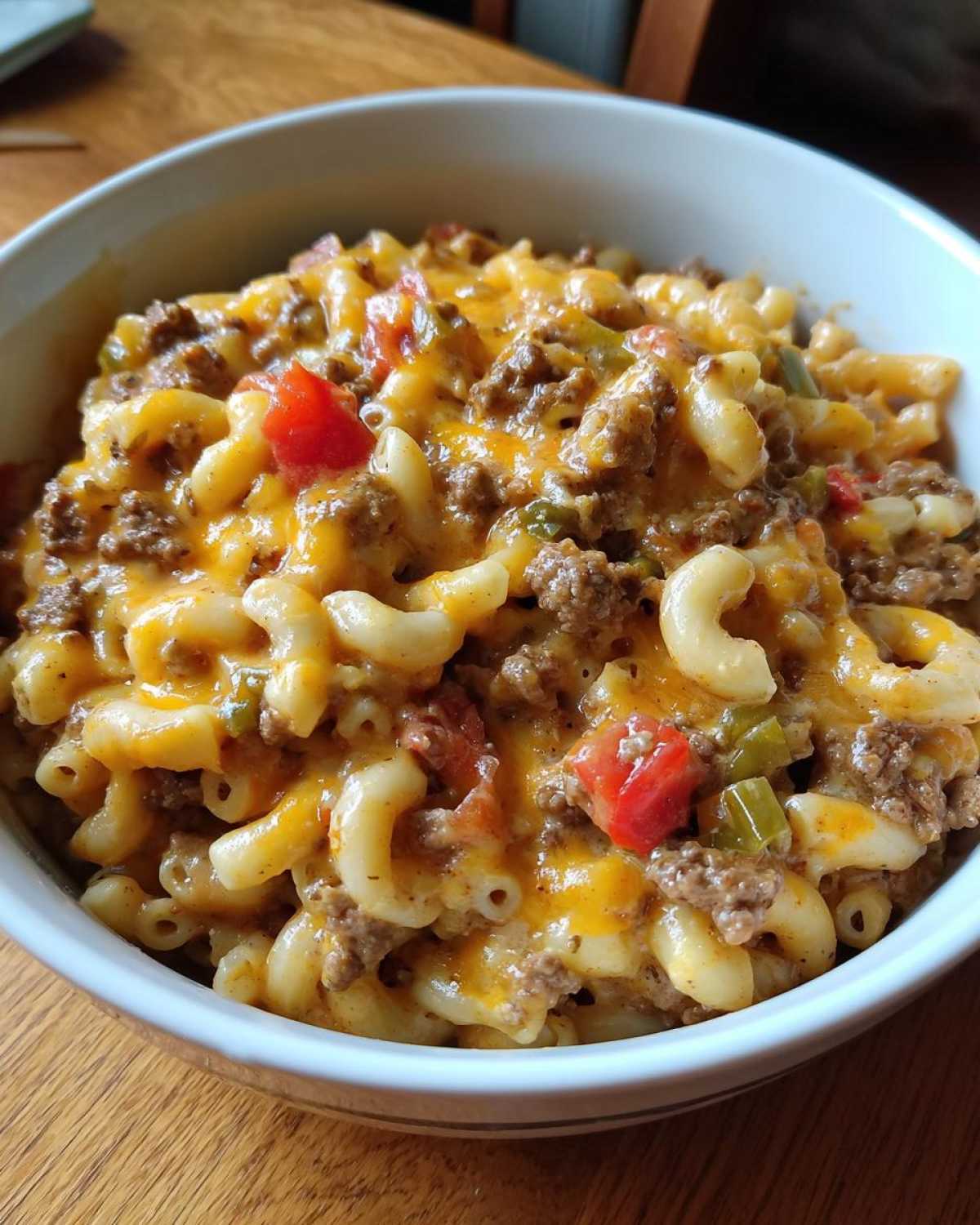 One-Pot Cheesy Taco Pasta (Family Favorite Dinner) - detail 3