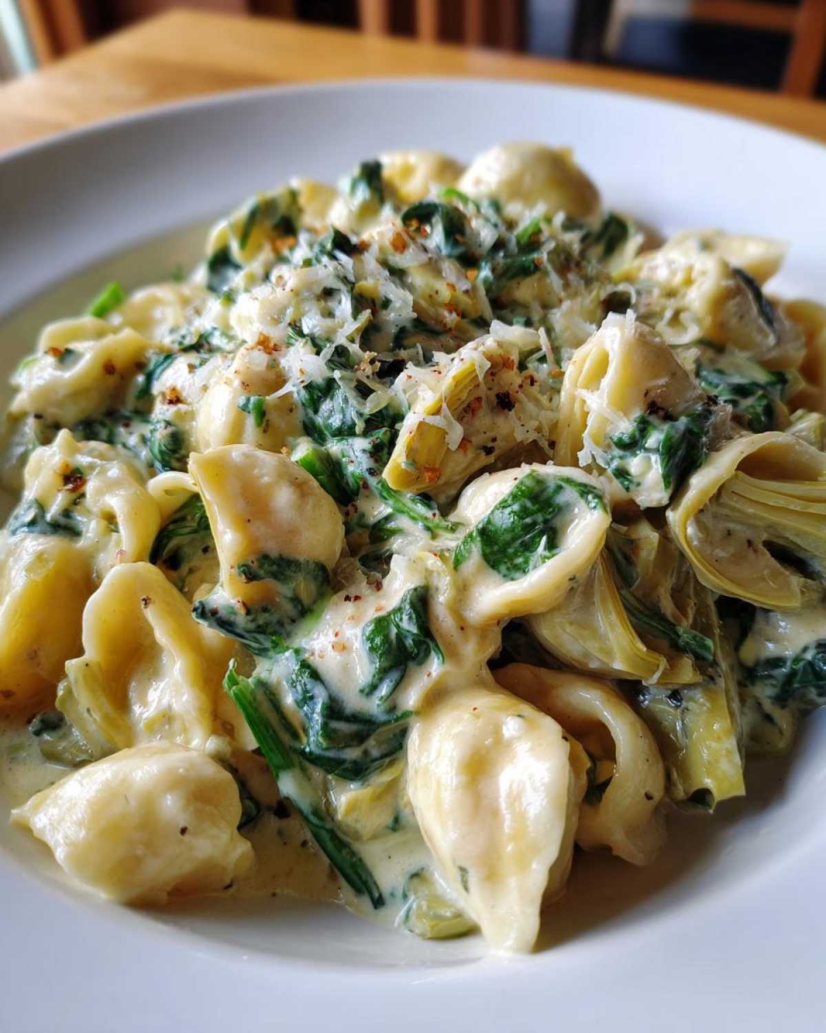 One-Pot Spinach Artichoke Pasta (All the Flavor, Less Cleanup) - detail 1