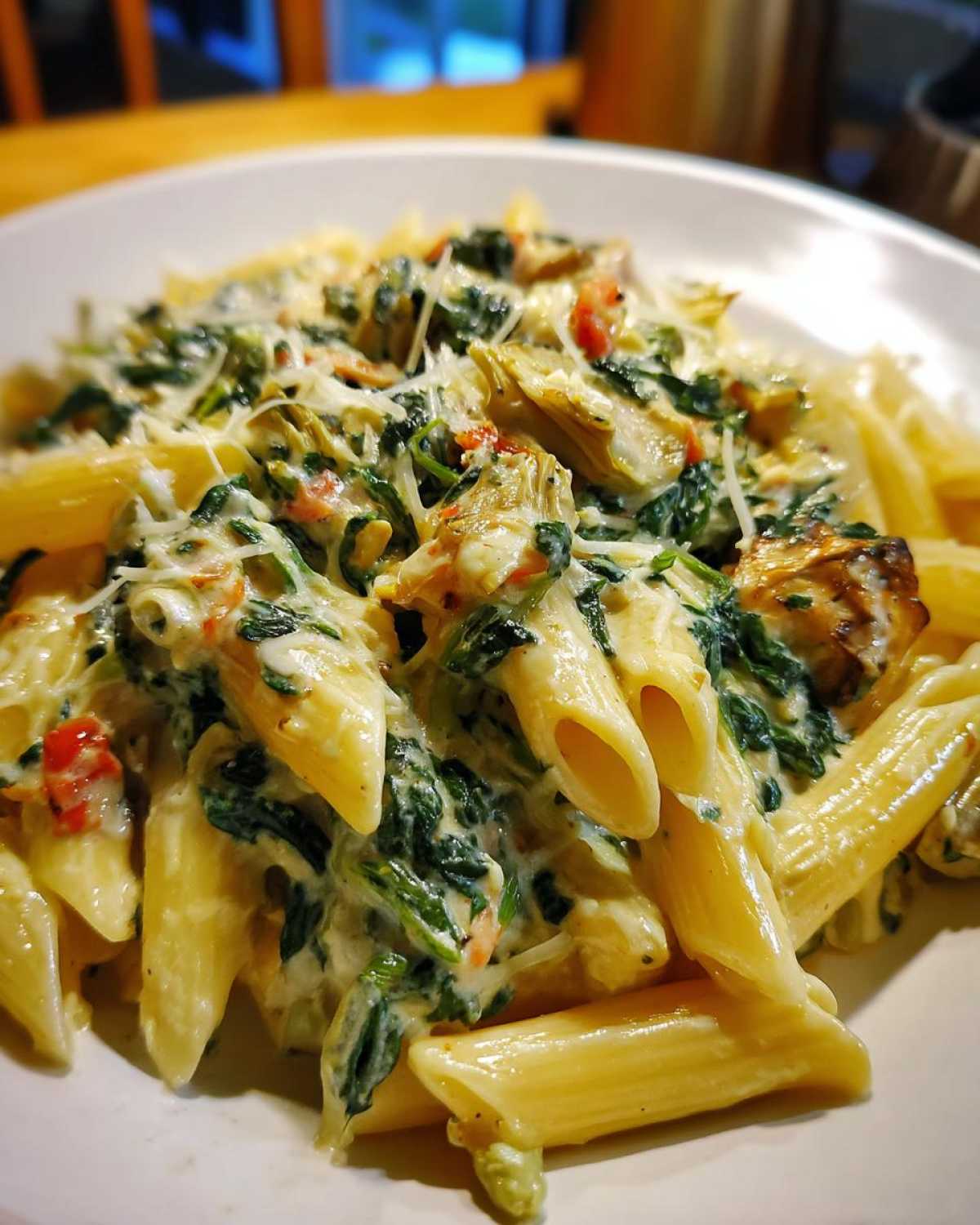 One-Pot Spinach Artichoke Pasta (All the Flavor, Less Cleanup) - detail 2
