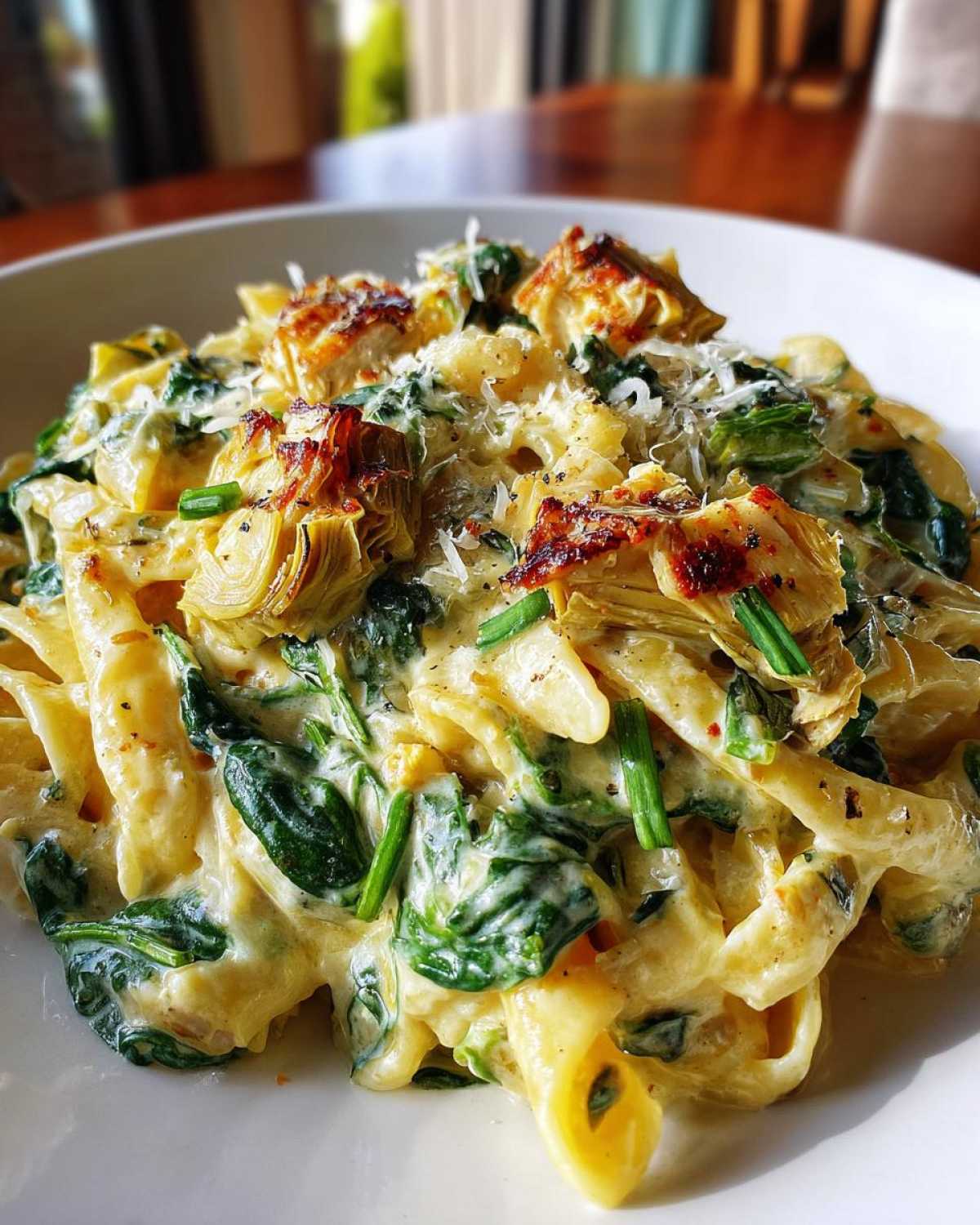 One-Pot Spinach Artichoke Pasta (All the Flavor, Less Cleanup) - detail 3