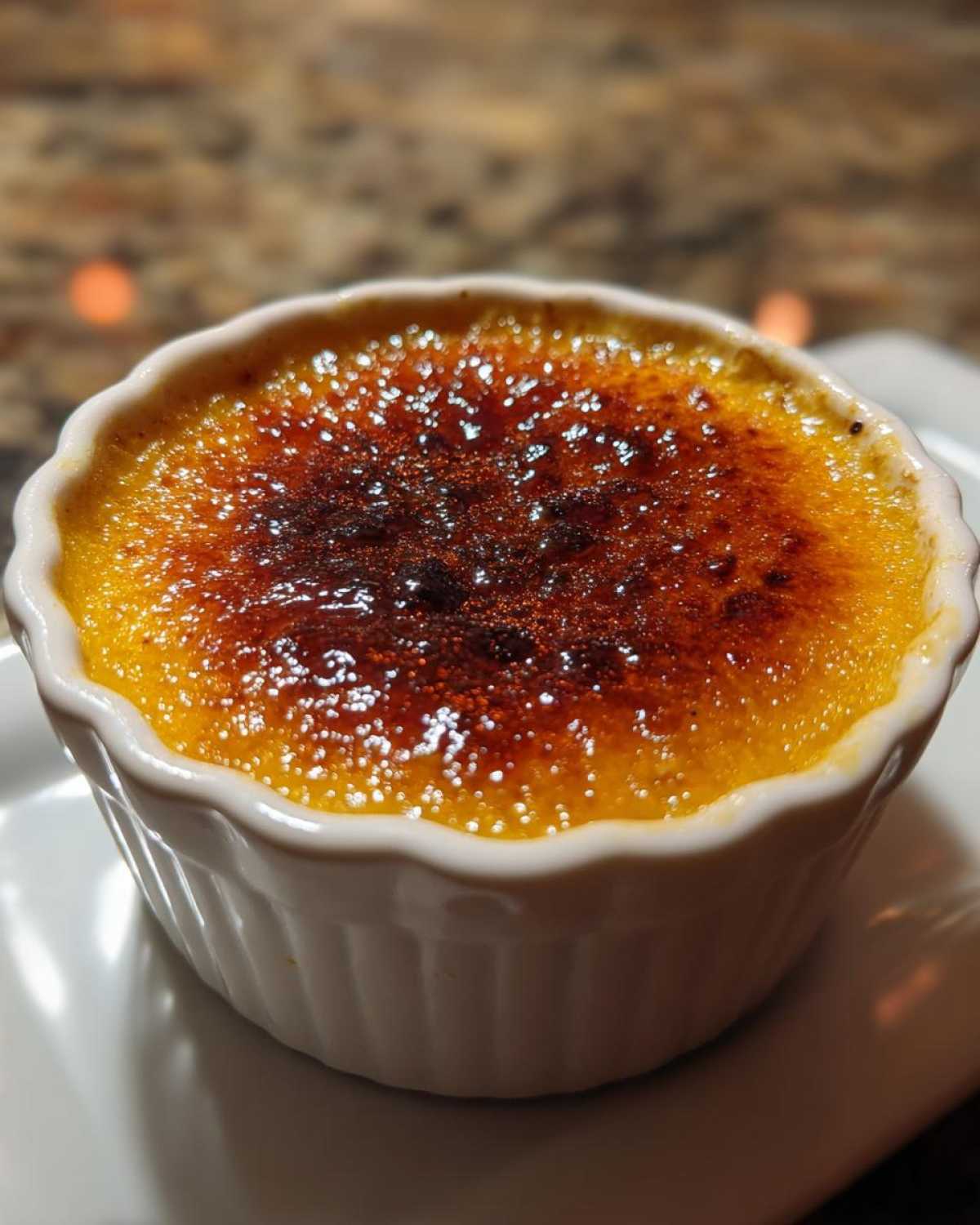 Pumpkin Crème Brûlée (Restaurant Dessert Made Easy) - detail 3