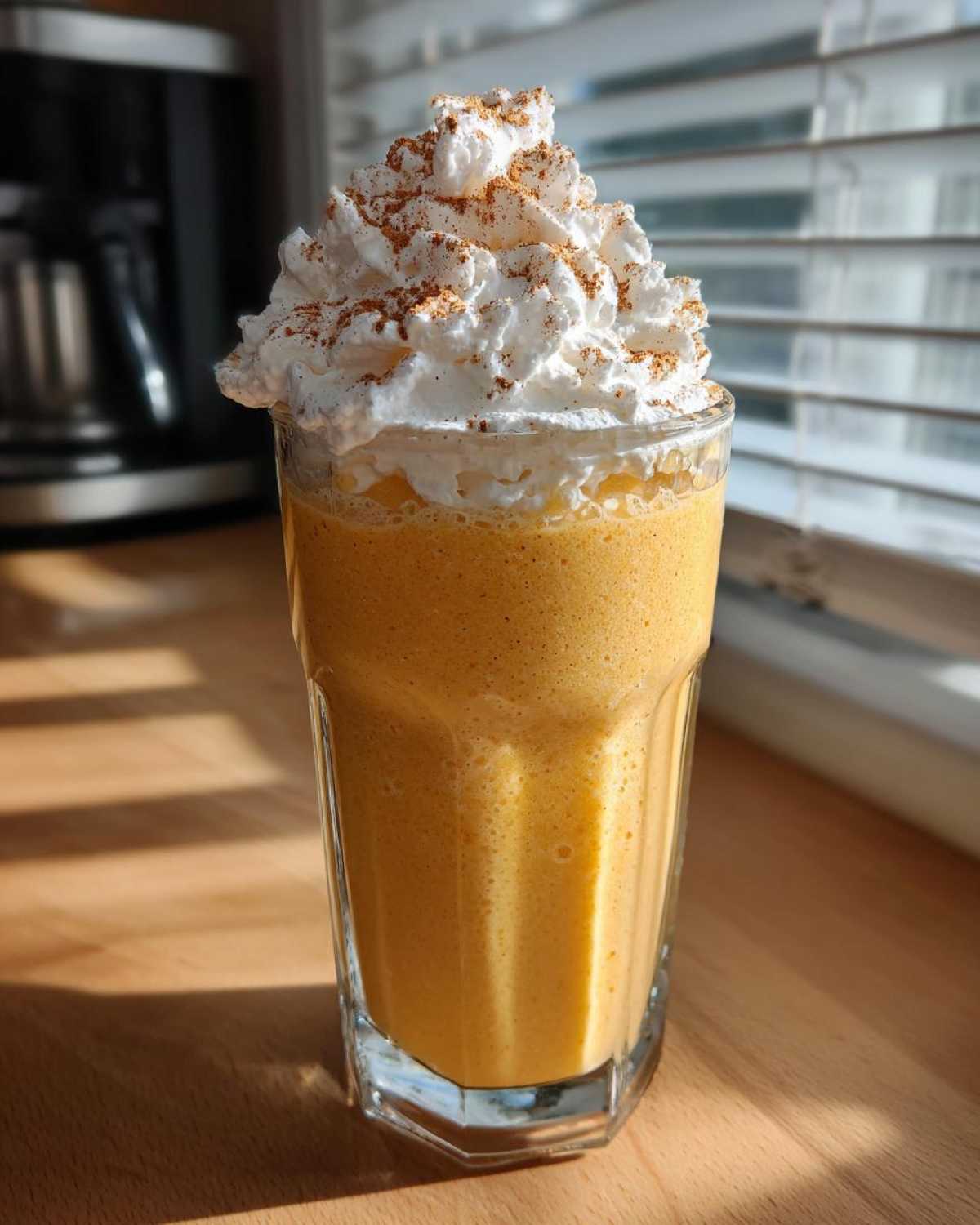 Pumpkin Pie Milkshake (Fall Dessert Drink) - detail 2