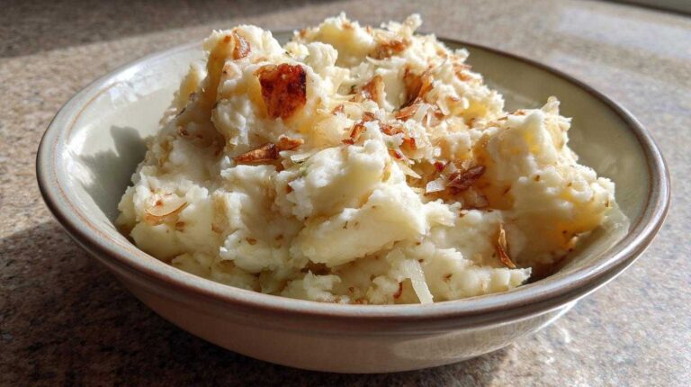 Roasted Garlic Parmesan Mashed Potatoes (Ultimate Comfort Side)