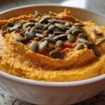 Savory Pumpkin Hummus (Fall Party Dip)