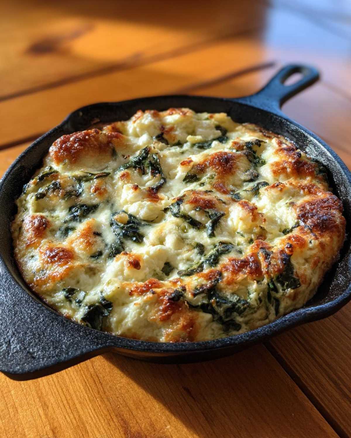 Skillet Spinach Artichoke Dip (Ooey Gooey Appetizer) - detail 1