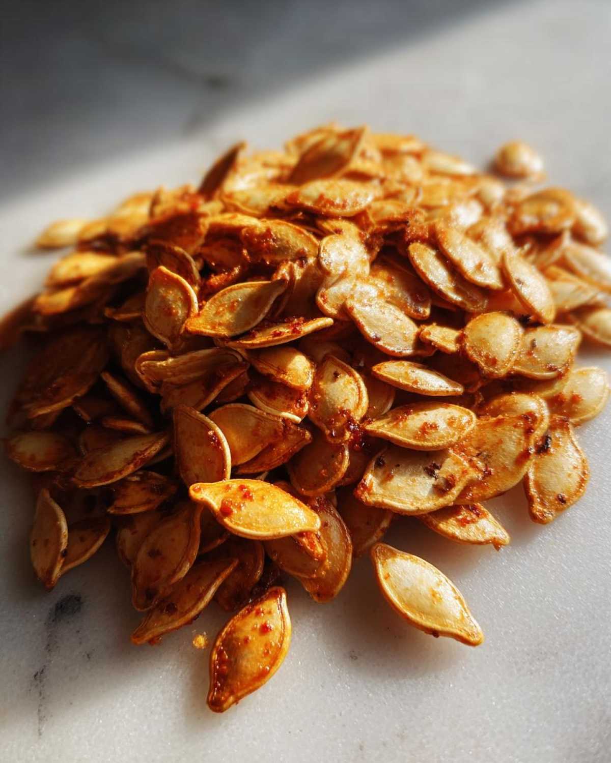 Spicy Roasted Pumpkin Seeds (Addictive Fall Snack) - detail 3