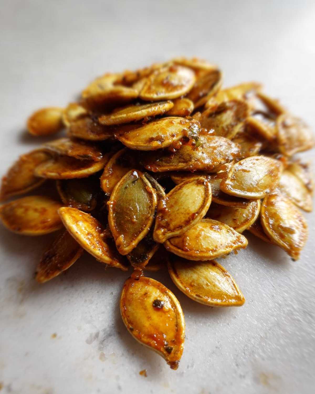 Spicy Roasted Pumpkin Seeds (Addictive Fall Snack) - detail 4
