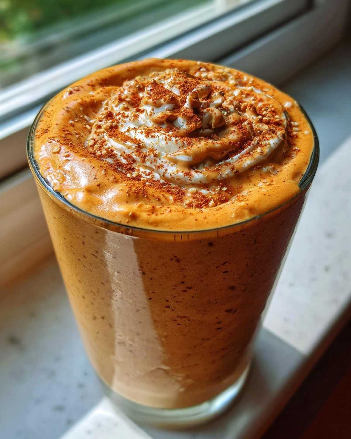 Sweet Potato Pie Smoothie (Healthy Dessert Smoothie) - detail 3