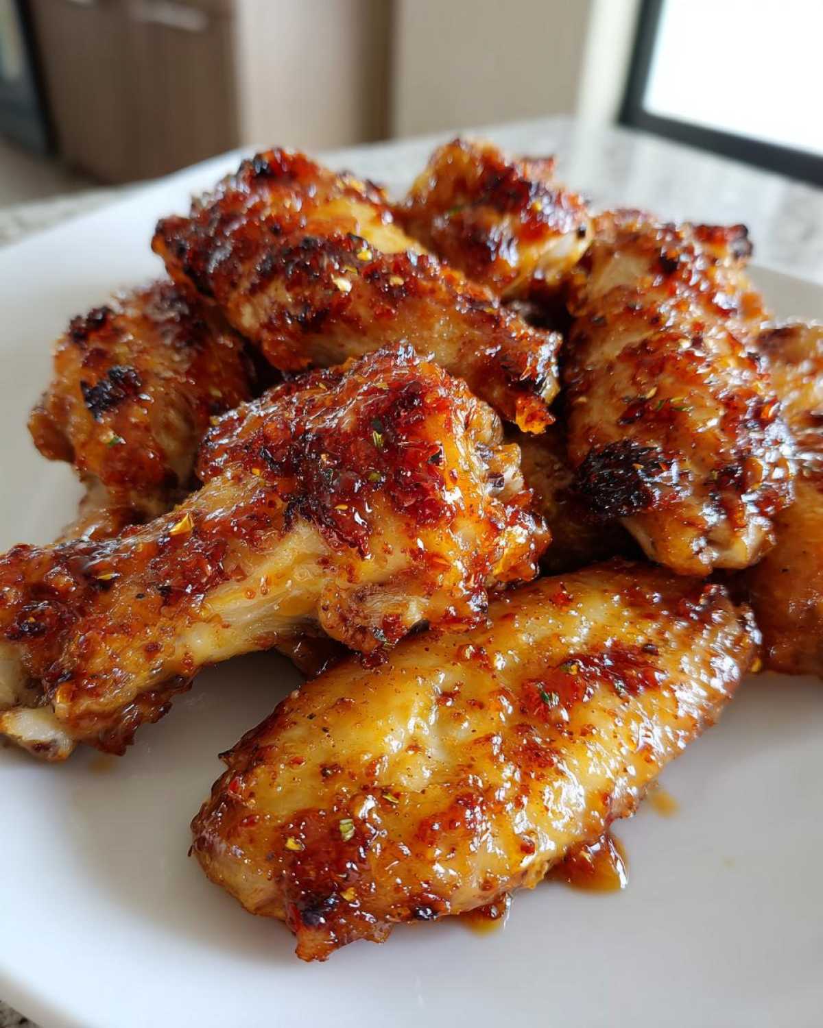 Sweet and Spicy Maple Chicken Wings (Baked Game-Day Treat) - detail 2