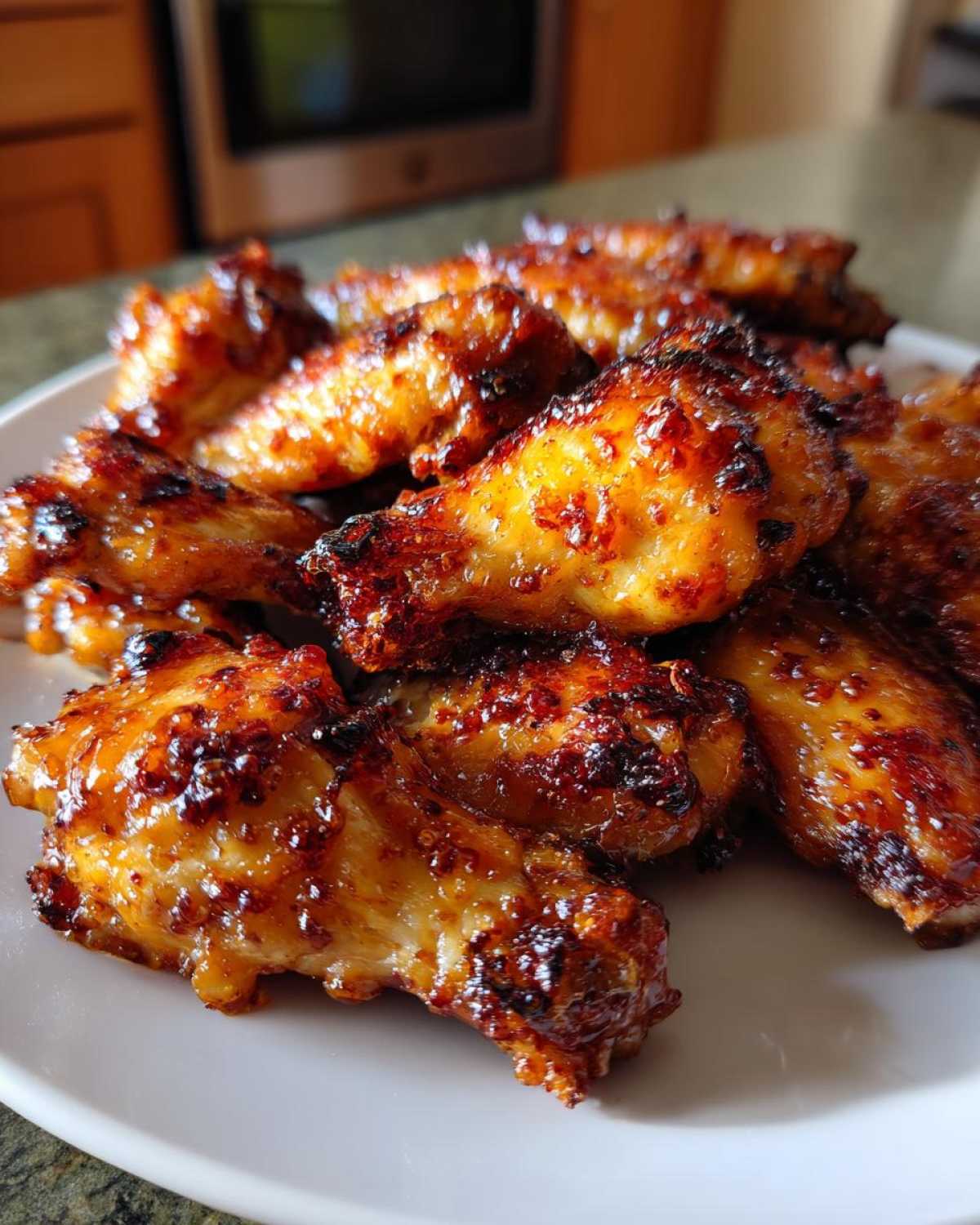 Sweet and Spicy Maple Chicken Wings (Baked Game-Day Treat) - detail 4