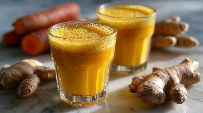 Turmeric Ginger Wellness Shots (Immunity Boost Drink)