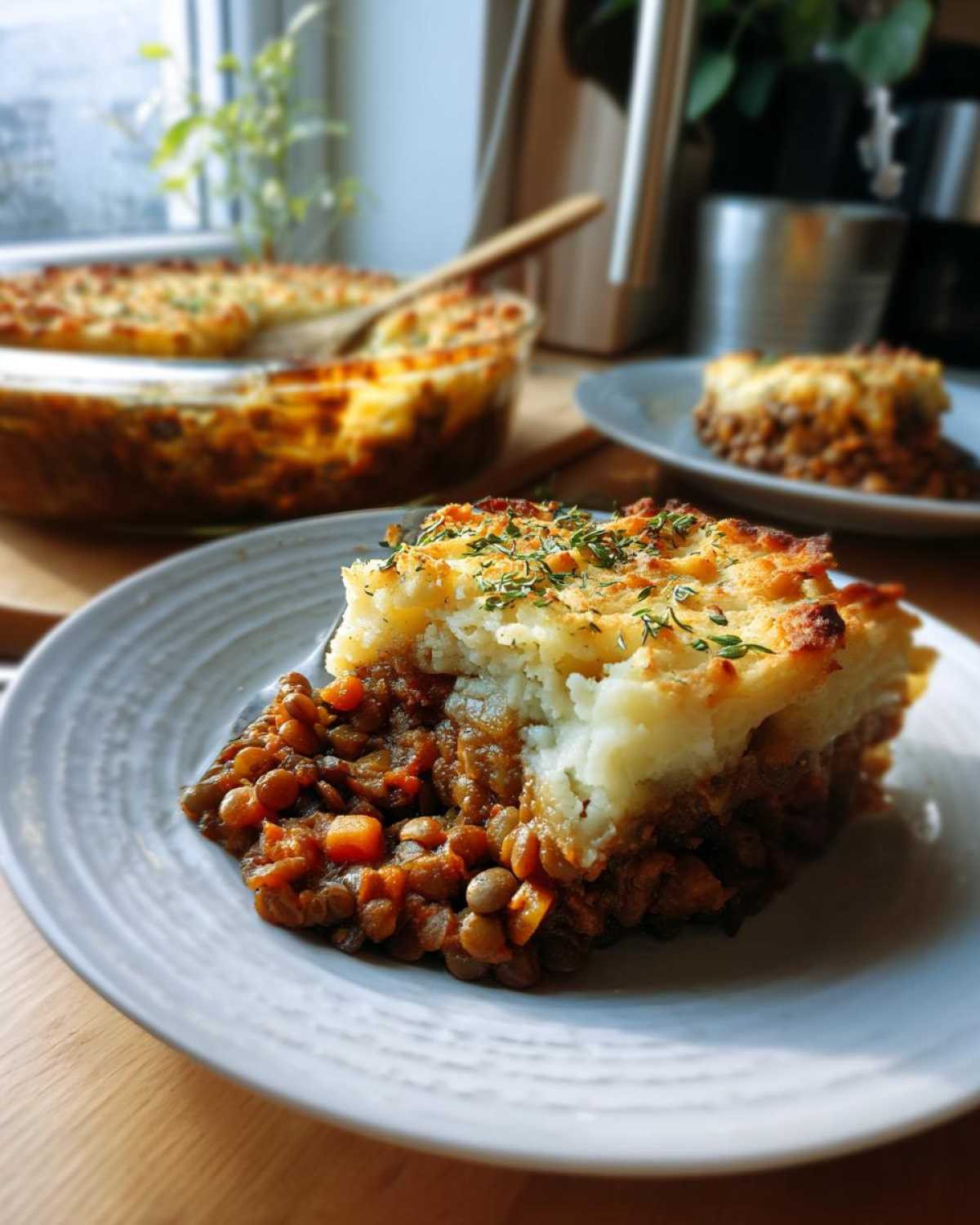 Vegan Lentil Shepherd's Pie (Comfort Food Makeover) - detail 1