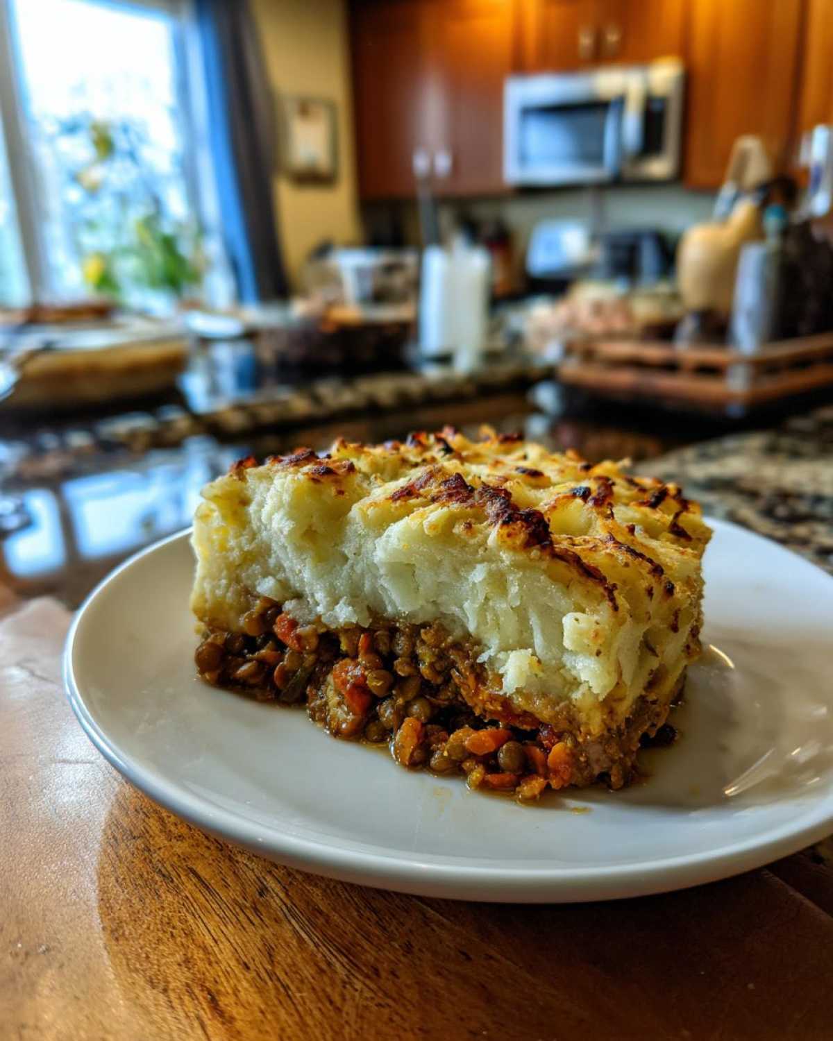 Vegan Lentil Shepherd's Pie (Comfort Food Makeover) - detail 3