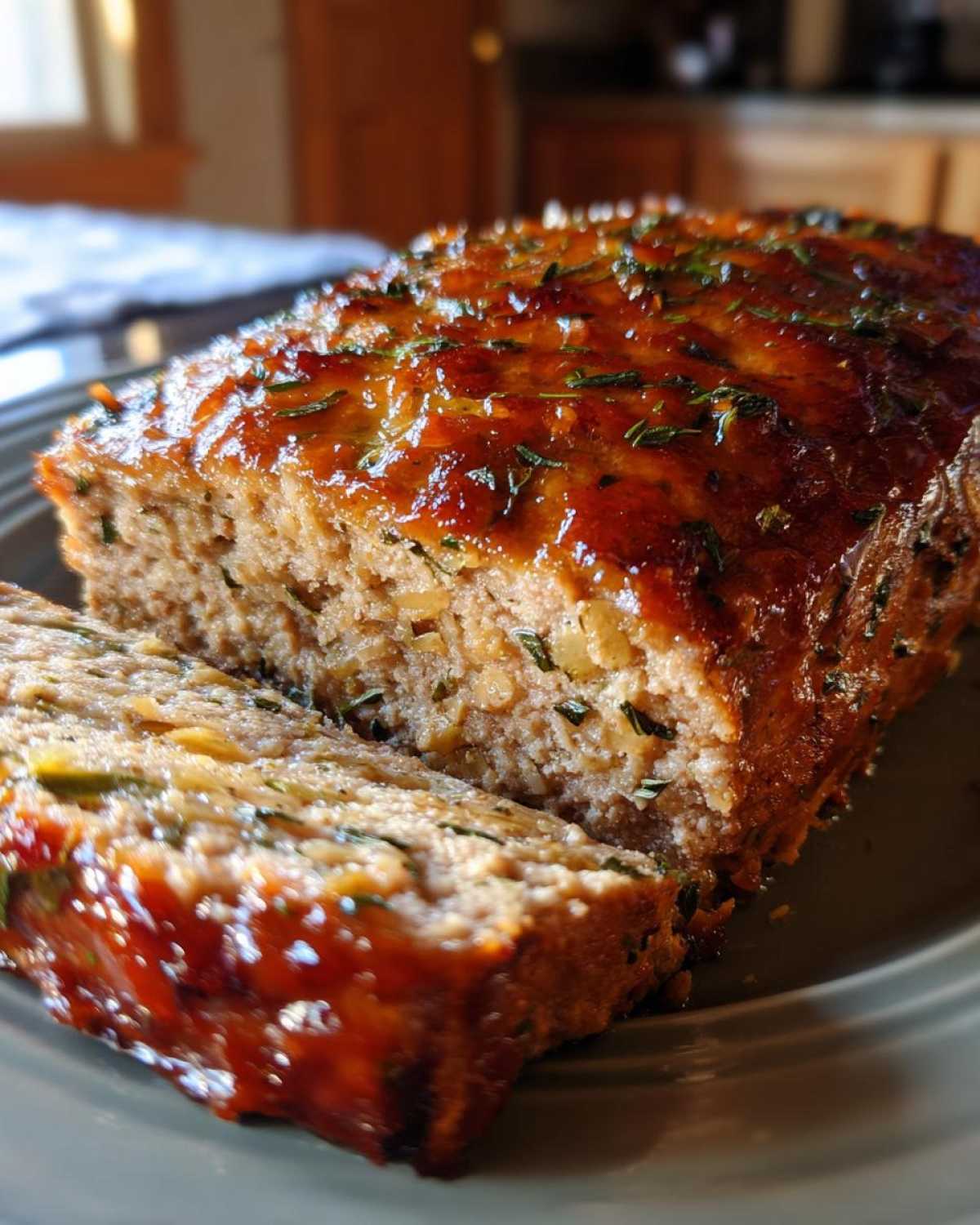 Apple Sage Turkey Meatloaf (Fall Twist on Classic) - detail 2