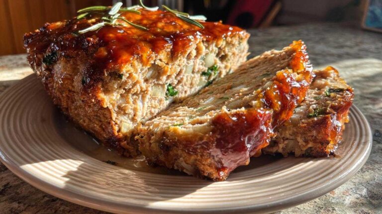 Apple Sage Turkey Meatloaf (Fall Twist on Classic)